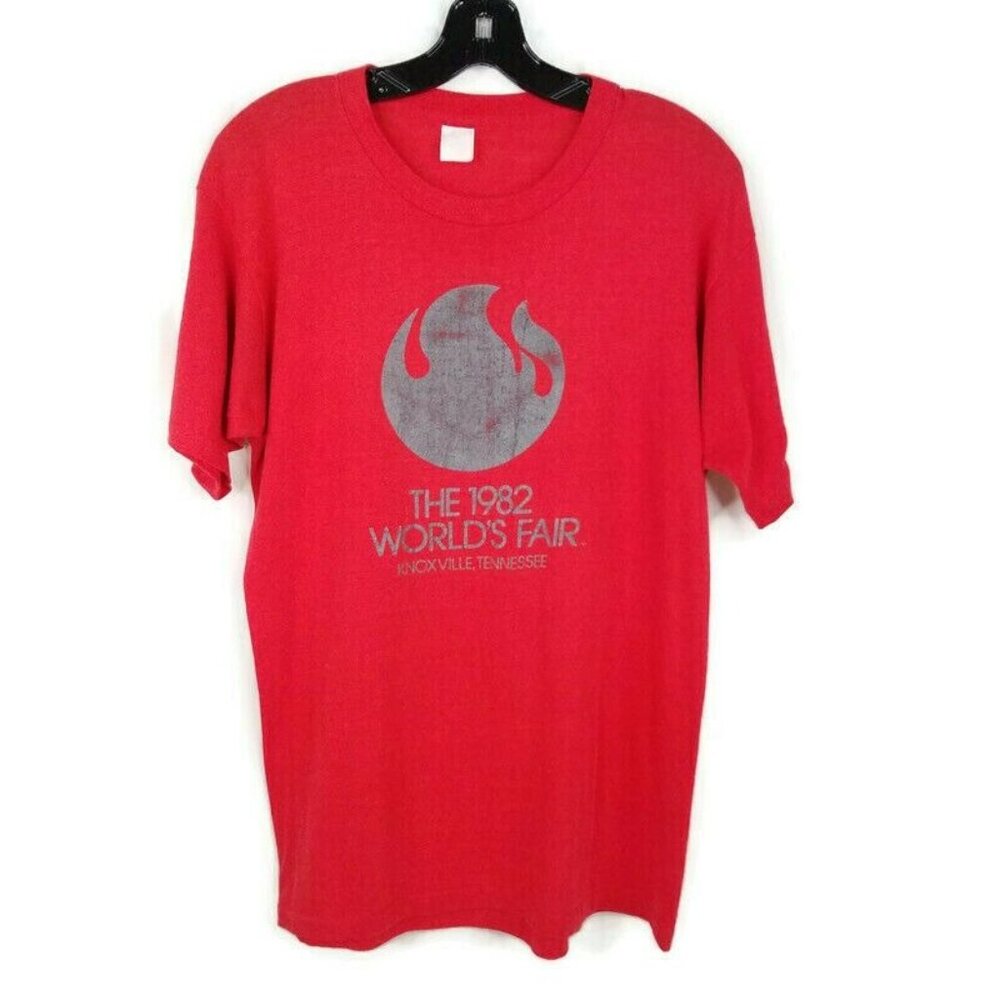 1982 Worlds Fair T Shirt Mens M Vintage 80s Knoxville Tennessee Single Stitch